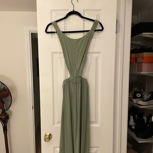 Maxi dress with open back